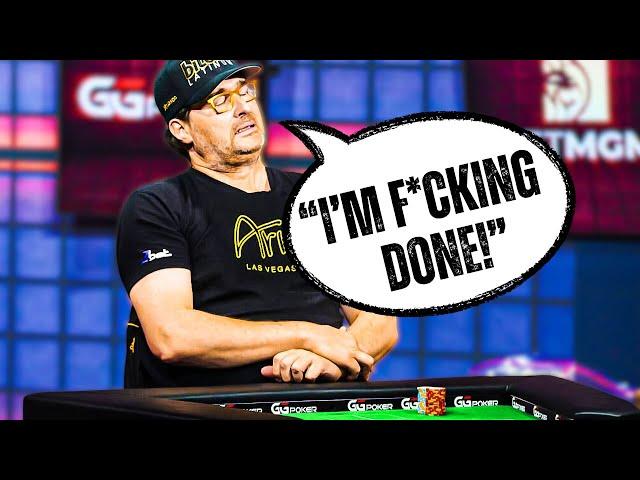 Poker Hands That Made Phil Hellmuth QUIT!