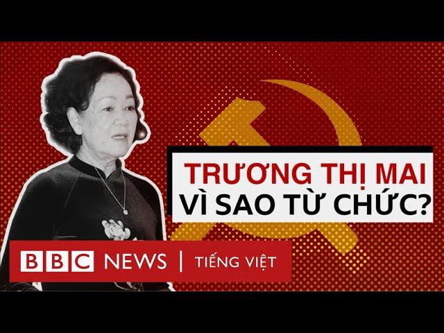 BÀ TRƯƠNG THỊ MAI TỪ CHỨC: TẠI SAO?