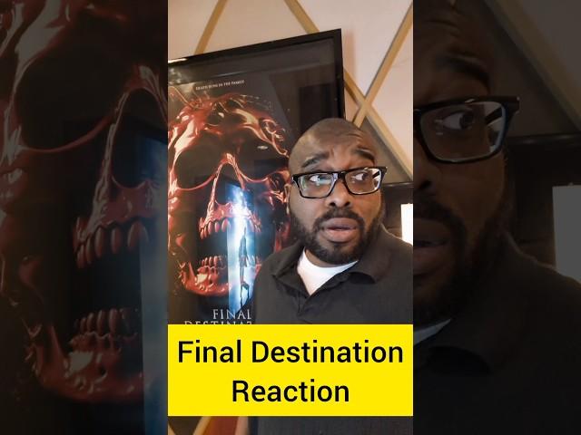 Final Destination Bloodlines Reaction | #finaldestination #bloodlines #movie #horror #movies #shorts