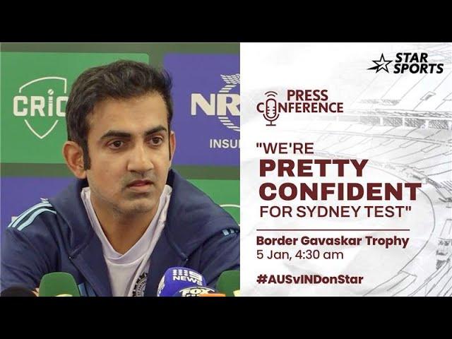 Gautam Gambhir's press conference ahead of the #SydneyTest | #AUSvINDOnStar