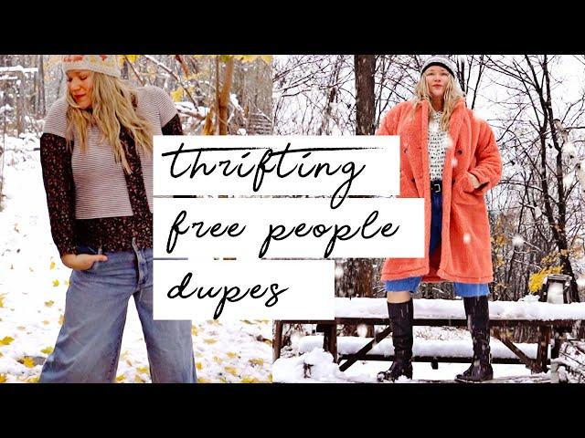 Thrifting Free People dupes and cozy days at the cottage (story 94)