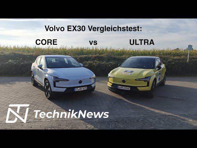 Volvo EX30 Core vs. Ultra: Das bekommt man im LOW-BUDGET Volvo!