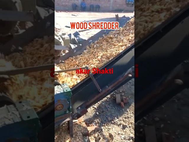 Waste wood shredder machine || drum chipper machine || heavy duty wood chipping machine||