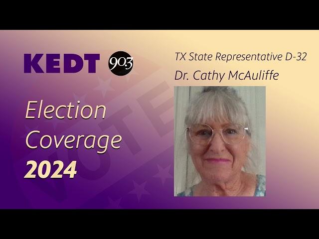 KEDT with Dr. Cathy McAuliffe