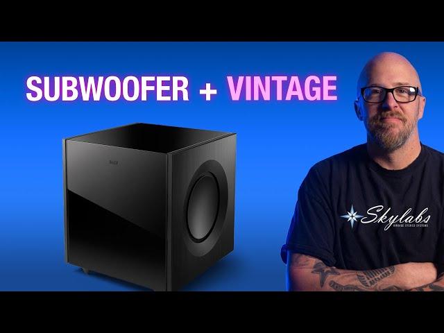 Connecting A Subwoofer To A Vintage HiFi Stereo! This Is A Game Changer!