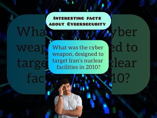 Interesting facts about Cybersecurity  #cybersecurity #viral #stuxnet