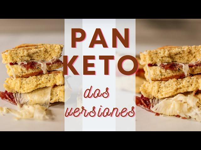 PAN KETO SIN HORNO Y EN 2 MINUTOS | Low FAT | 2 versiones