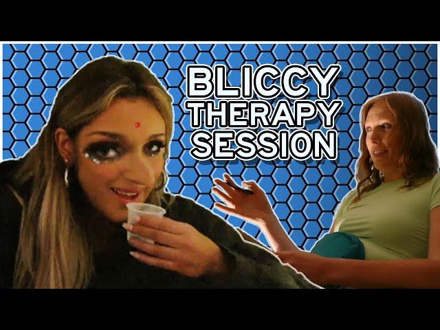 Bliccy's Journey to Wellness: A Therapy Session