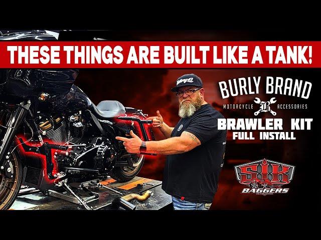 Full Brawler Install! Protect Your Harley!@BurlyBrand96