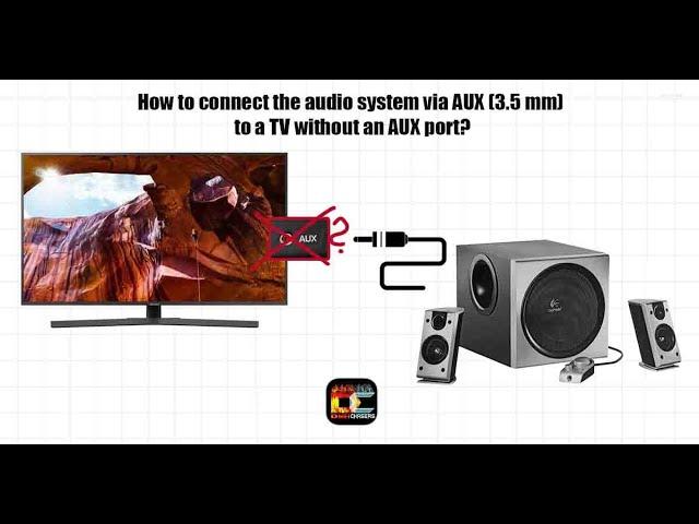 How to connect AUX cable to SAMSUNG SMART TV