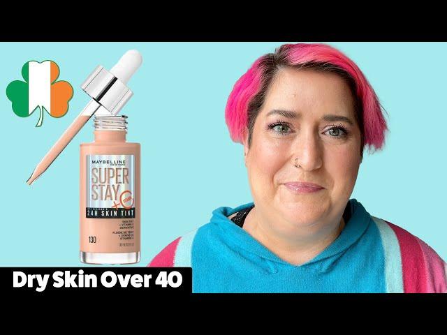 MAYBELLINE SUPER STAY 24 HOUR SKIN TINT | In Ireland! Dry Skin Review