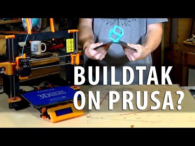 Does a Buildtak Flex Plate Work on a Prusa i3 mk2?