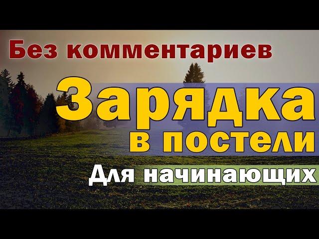 Зарядка в постели - Демонстрация без комментариев