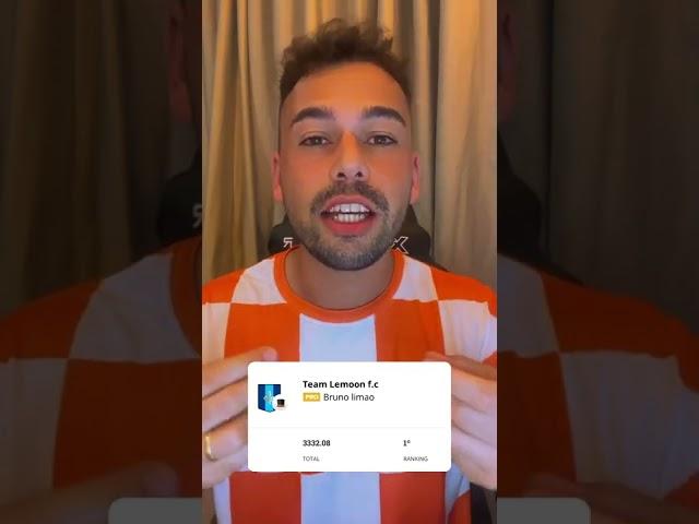 O campeão da Liga PRO é Assinante exclusivo do Plano Mitos!!! Parabéns Bruno!!!