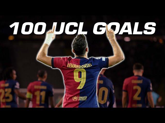 Robert Lewandowski's 100 CHAMPIONS LEAGUE GOALS! | By the numbers | ESPN FC