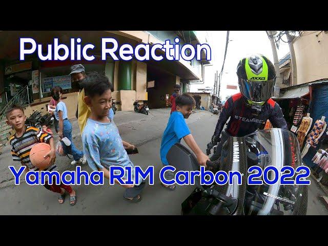 Public Reaction Yamaha R1M Carbon 2022 | Austin Racing Exhaust