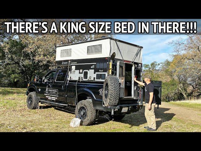 Four Wheel Campers Hawk Slide-In Camper Walk-Through