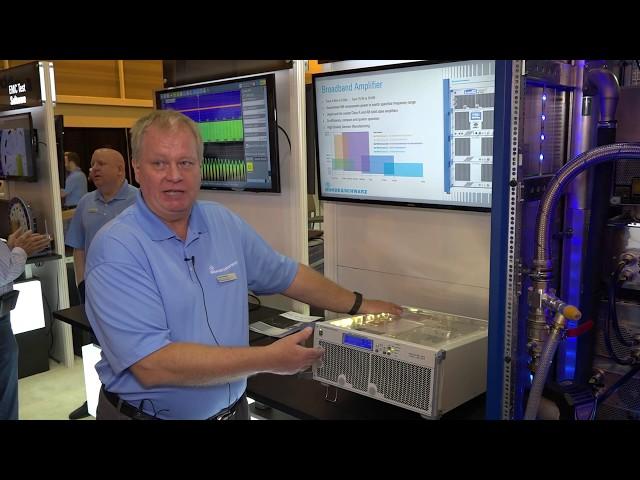 Rohde & Schwarz Demonstrates their Broadband Amplifiers