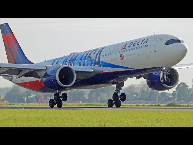 44 HEAVY LANDINGS | B747F, A350, B777 | Amsterdam Schiphol Airport Spotting