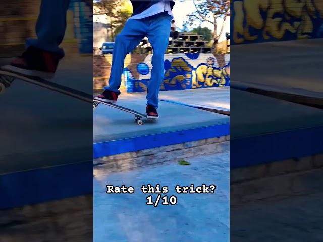 Rate this trick? #skateboard #skateboarding #shortsvideo #shortvideo #skater #skatepark