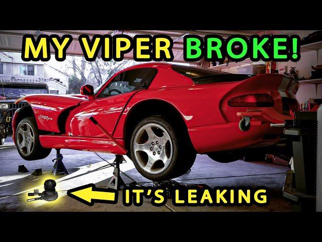 Broken Dodge Viper GTS! - Clutch Slave Cylinder Replacement