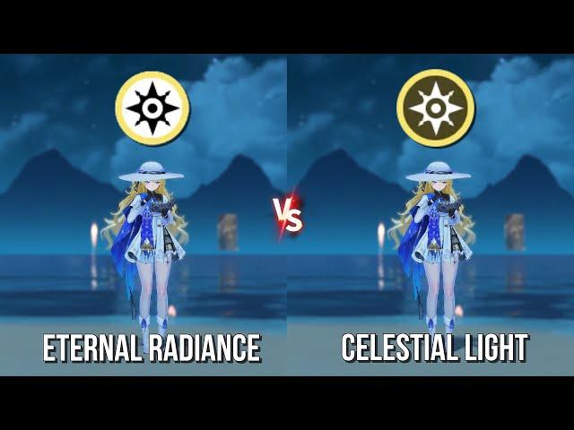 Phoebe with Eternal Radiance vs Celestial Light Echo Sets! How Significant Is The Damage Difference?