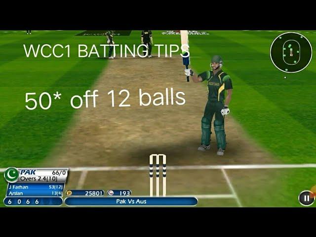 Wcc 1 batting tips