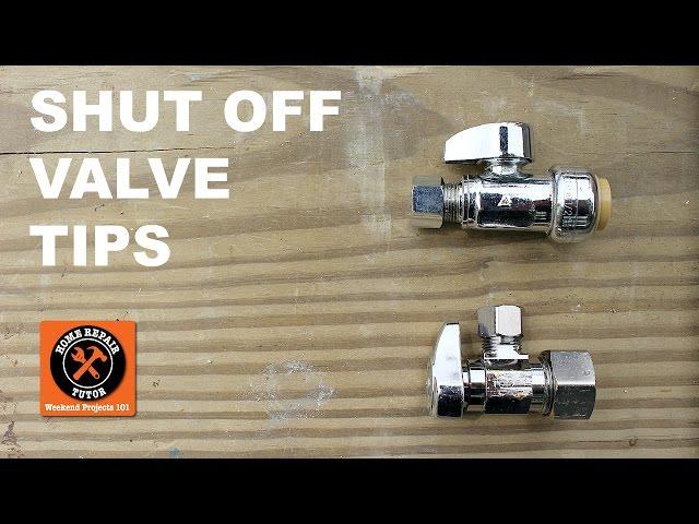 Shutoff Valve Repair for Bathrooms (Quick Tips) -- by Home Repair Tutor