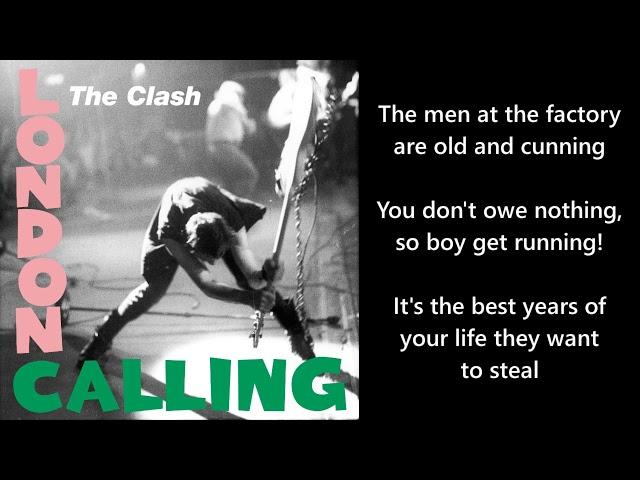 The Clash - Clampdown [Lyrics]