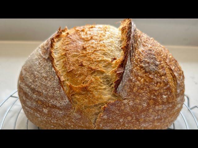 ХЛЕБ НА ЗАКВАСКЕ, ПОДРОБНЫЙ РЕЦЕПТ  EASY SOURDOUGH BREAD  @Amond