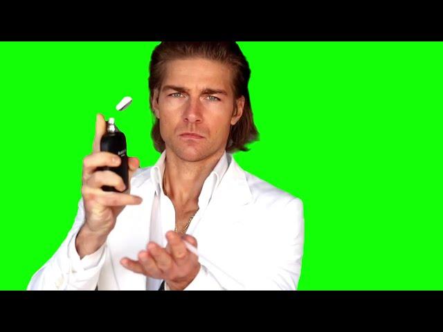 Jeremy Fragrance screaming "POWER!" meme - Green Screen