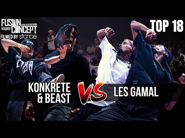 FUSION CONCEPT 2024 - TOP 18 - KONKRETE & BEAST VS LES GAMAL