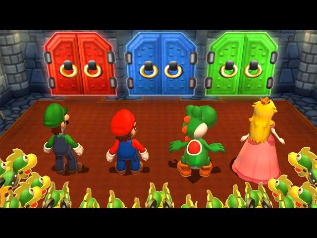 Mario Party 9 MiniGames - Mario Vs Peach Vs Yoshi Vs Luigi (Master Cpu)