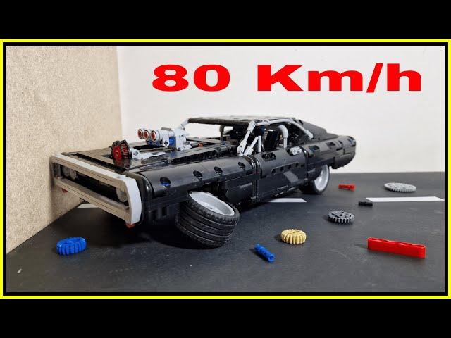 Lego Technic 42111 CRASH  Crash Speed 80 KM/H  Lego car CRASH TEST - Lego Technic CRASH Test