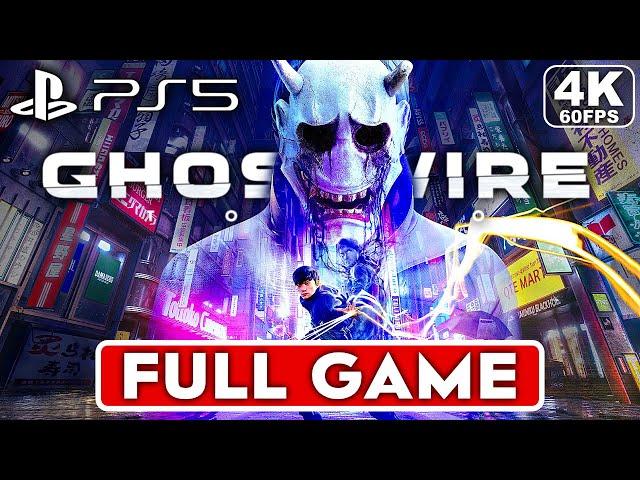 GHOSTWIRE TOKYO Gameplay Walkthrough Part 1 FULL GAME [4K 60FPS PS5 Ray Tracing] -  No Commentary