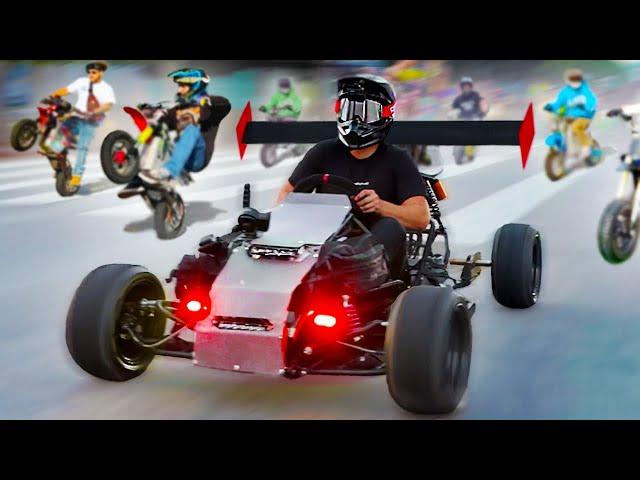 I Led a Mini Bike Takeover in “The Bat Kart”