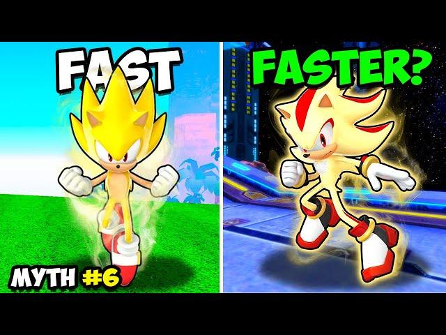 Busting 18 Super Shadow Myths! (Sonic Speed Simulator)