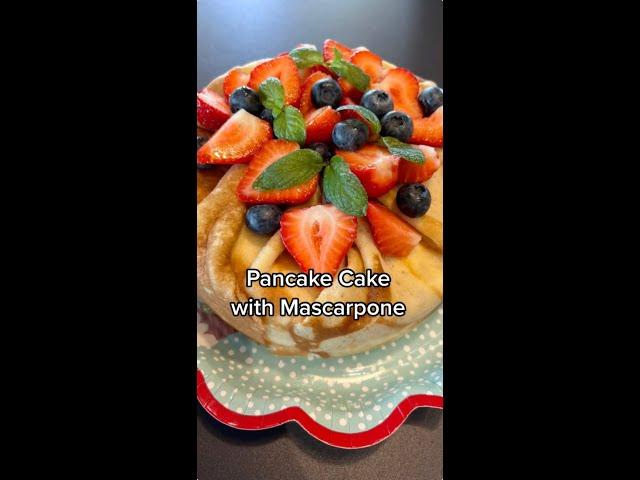 Pancake Cake with Mascarpone | Tasty | ASMR | Pro Just Cook