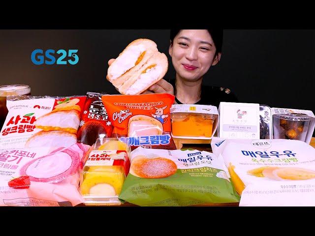 Republic of Korea convenience store dessert| Convenience Store - Chocolate, Pudding ASMR Mukbang