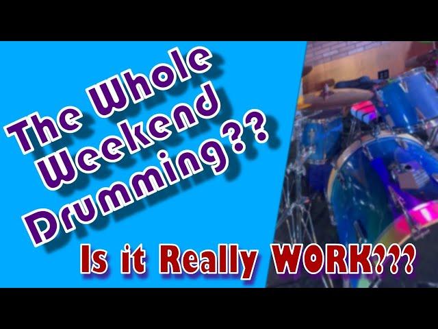 How to Gig as a working Drummer! My weekend as a Working Drummer! #drumsgroove  #drummer