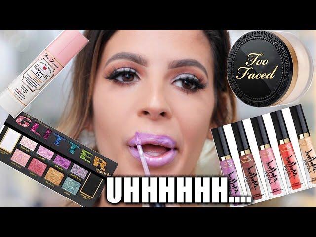 * NEW TOOFACED MAKEUP | GLITTER BOMB & ETHEREAL SETTING POWDER | HIT OR MISS?