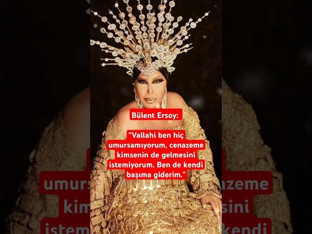 Bülent Ersoy: Ben kendi başıma giderim. #keşfet #sondakika #bülentersoy