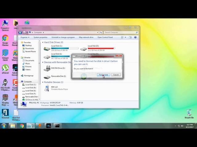 HOW TO: Restore Pen drive Back to Full Capacity(Full Space)