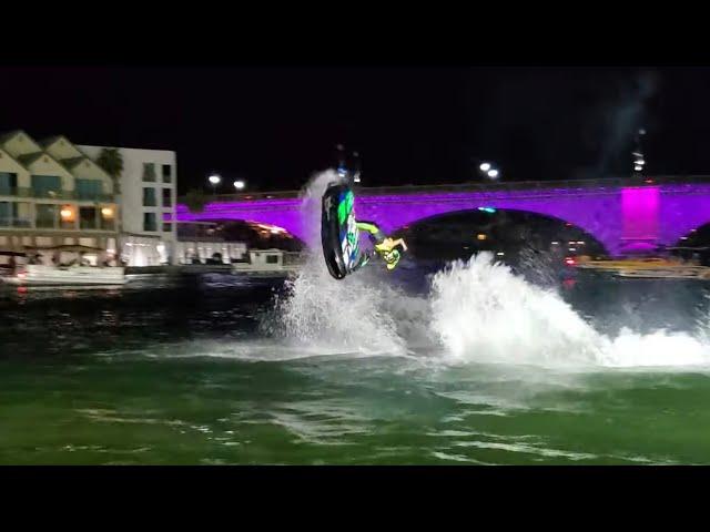 Coy Curtis freestyle jetski London Bridge world finals epic tricks subs n' backflips