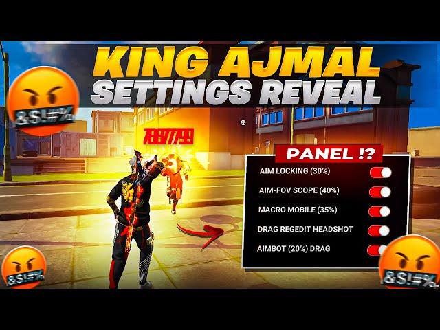 King Ajmal EXPOSED!?  AJ GAMING ZONE SETTINGS REVEALED  FREE FIRE MALAYALAM