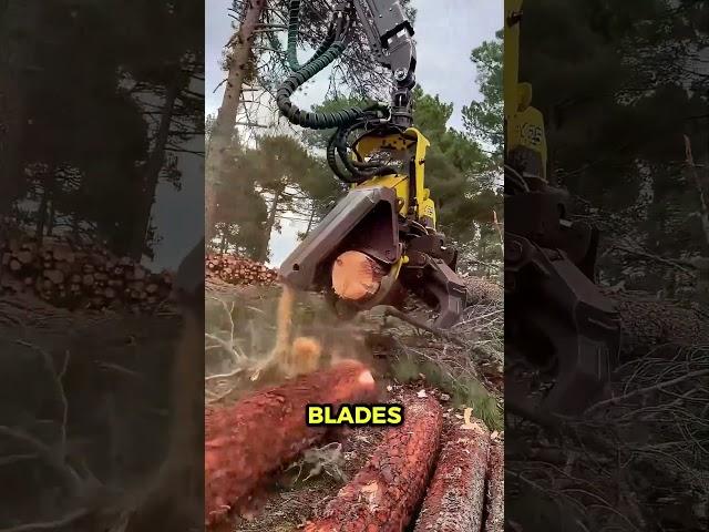 This Machine Takes Down Trees in Seconds! ️