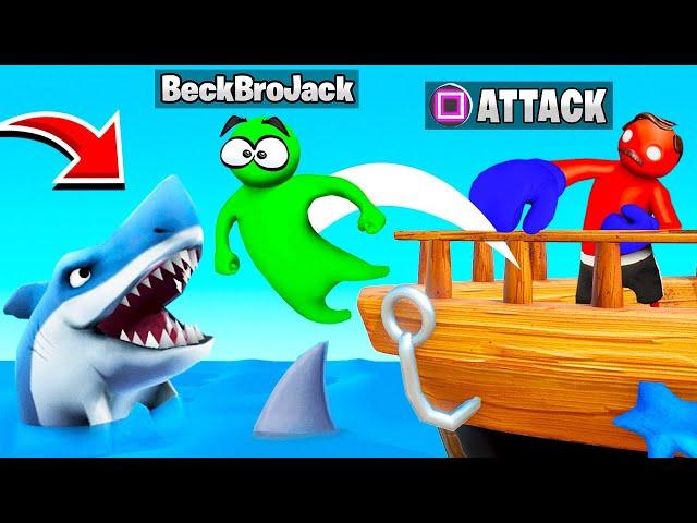 MY FRIENDS FED ME TO SHARKS... (Gang Beast)