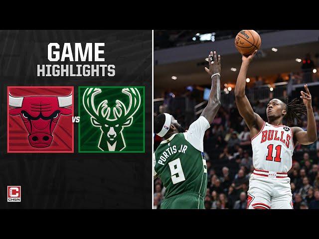 Chicago Bulls vs. Milwaukee Bucks - Full Game Highlights | CHSN Chicago Bulls