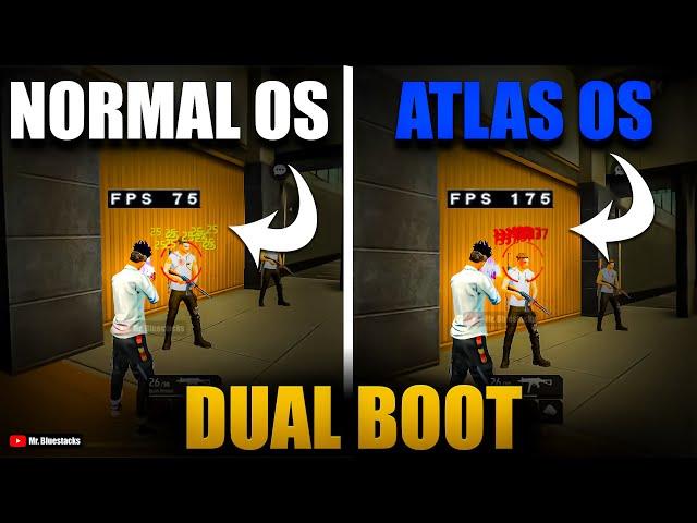 Install This Dual Boot Atlas OS in Your PC & Get 200+ FPS in Games | Best OS For Free Fire