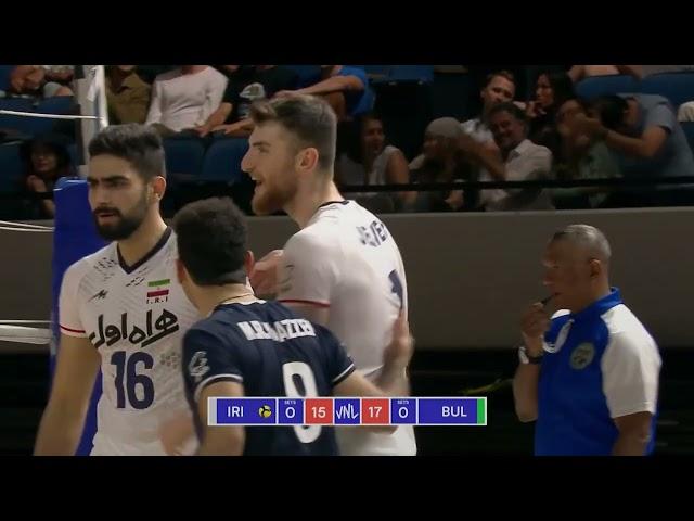 VOLLEYBALL NATIONS LEAGUE 2023 | Ali Hajipour performance in Iran Vs Bulgaria match